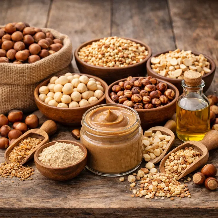 رسم توضيحي لأشكال بندق مُهندسة لخطوط التصنيع